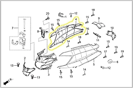 HR125-DSH F0804 BY DASH 125 DIS GRNJ.ARKA GOVDE SAG BEYAZ