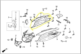 HR-ORT F3816 DASH 110 cc DIS GRNJ.ARKA GOVDE SAG KIRMIZI